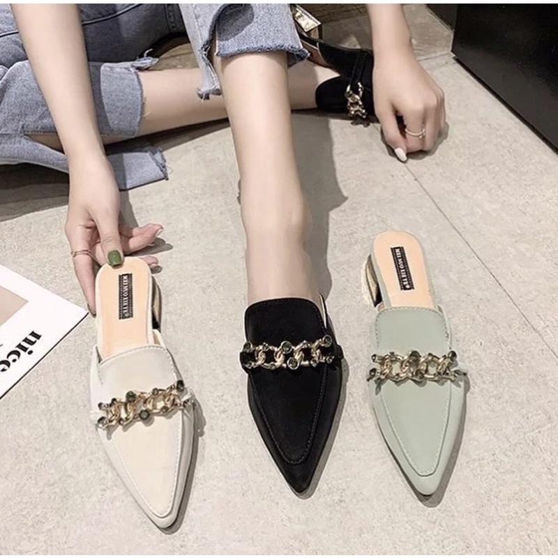 flatshoes Y311 wanita import realpict