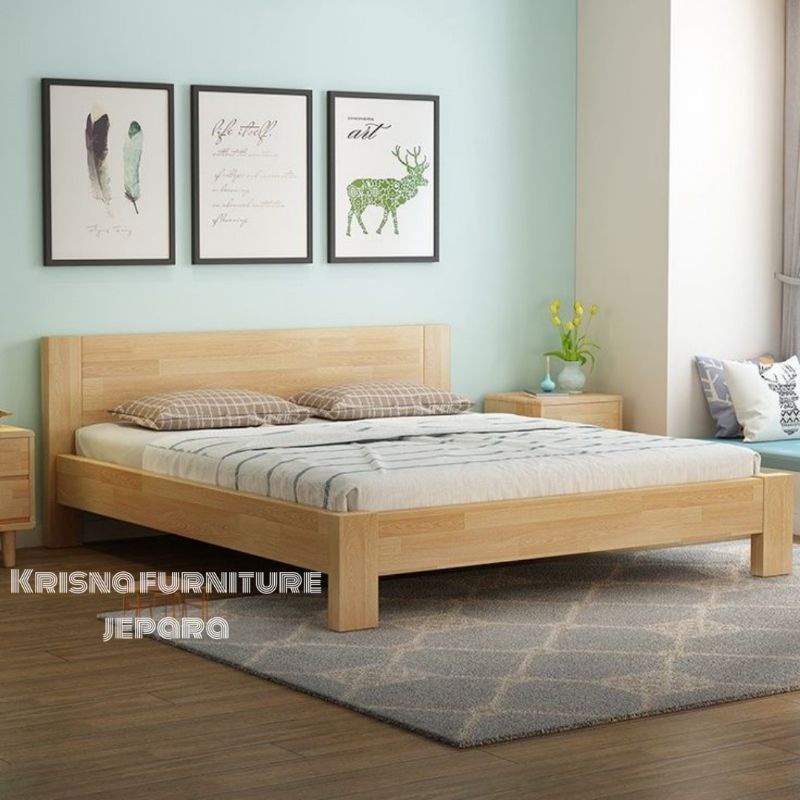 DIPAN KAYU JATI TUA MINIMALIS /MEUBEL JEPARA /TEMPAT TIDUR