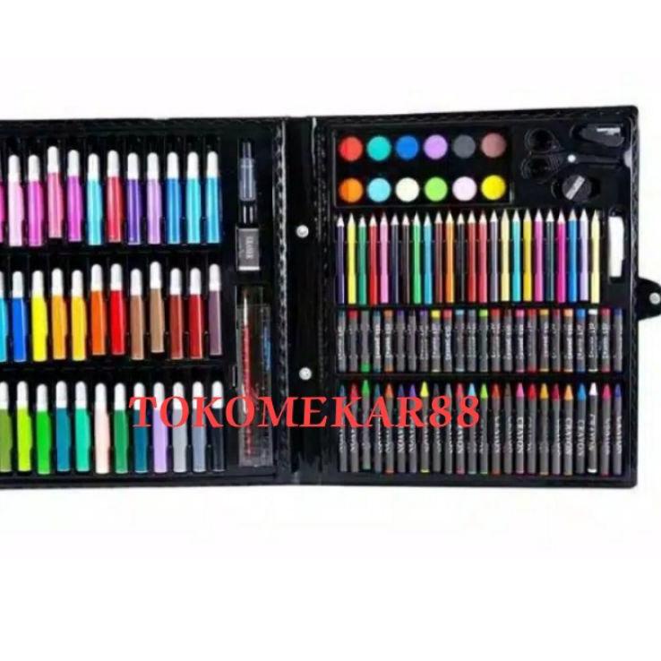 

Buruan Belanja Art set isi 150 pcs pensil crayon warna set alat lukis