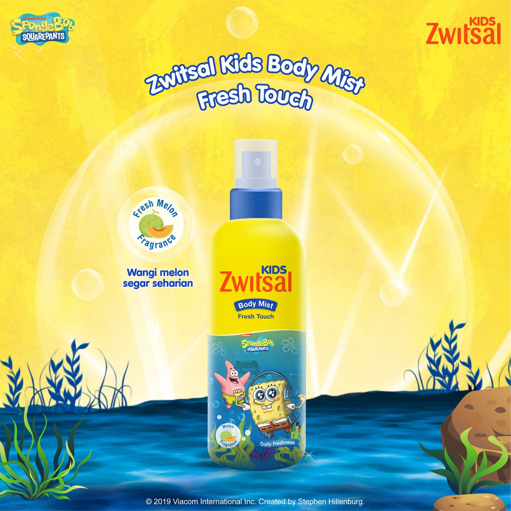 Zwitsal Kids Body Mist Fresh Touch &amp; Soft Touch 100ML