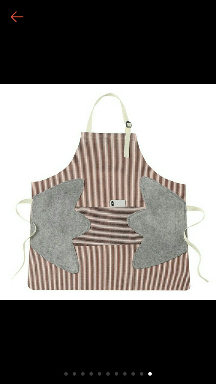 Celemek / Apron Waterproof / Pelindung Baju Anti Kotor Dengan Saku Besar