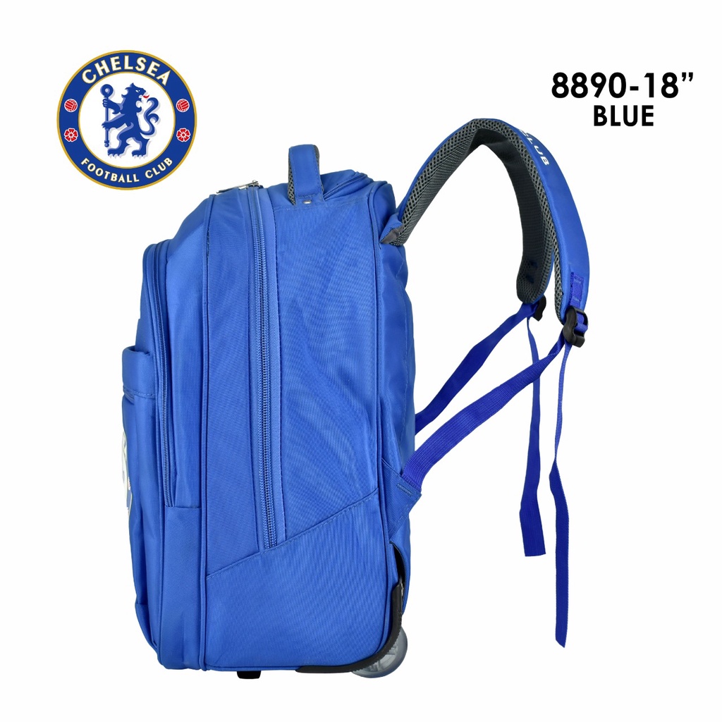 (RF) Ransel Trolly Bola 8880 Tas Bola Manchester,Madrid,Barcelona,Chelsea &amp; Ferrari