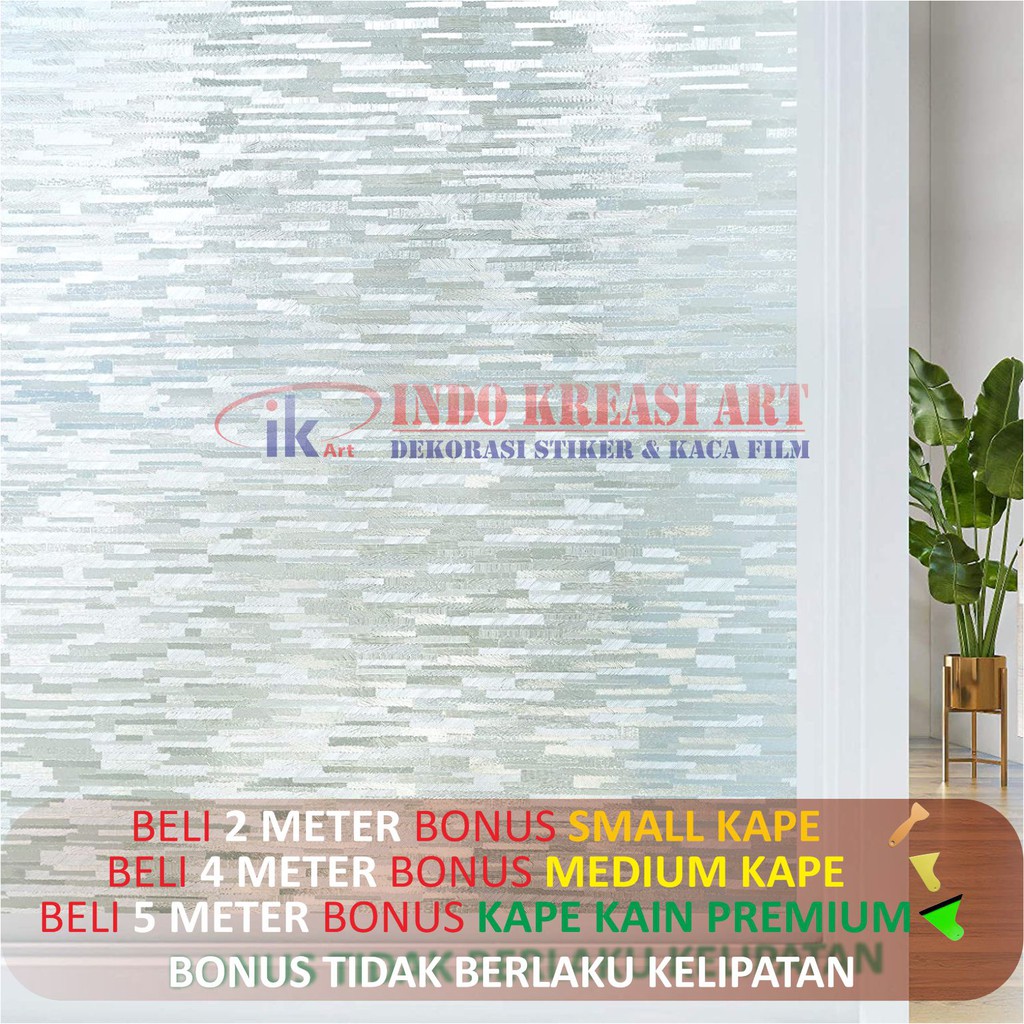 STIKER KACA MOTIF ABSTRAK STICKER KACA JENDELA TERBARU L 122