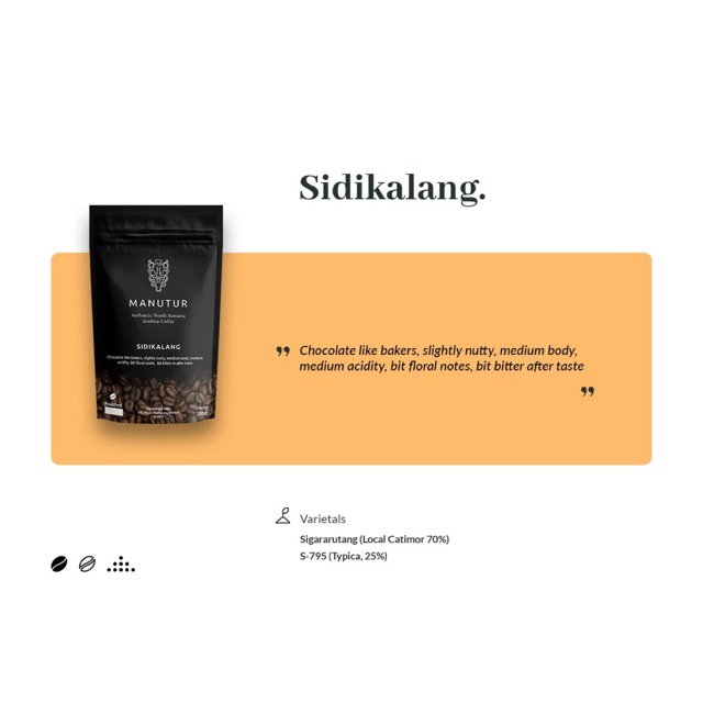 

Manutur Coffee Arabica Sidikalang 100gr TERBAIK