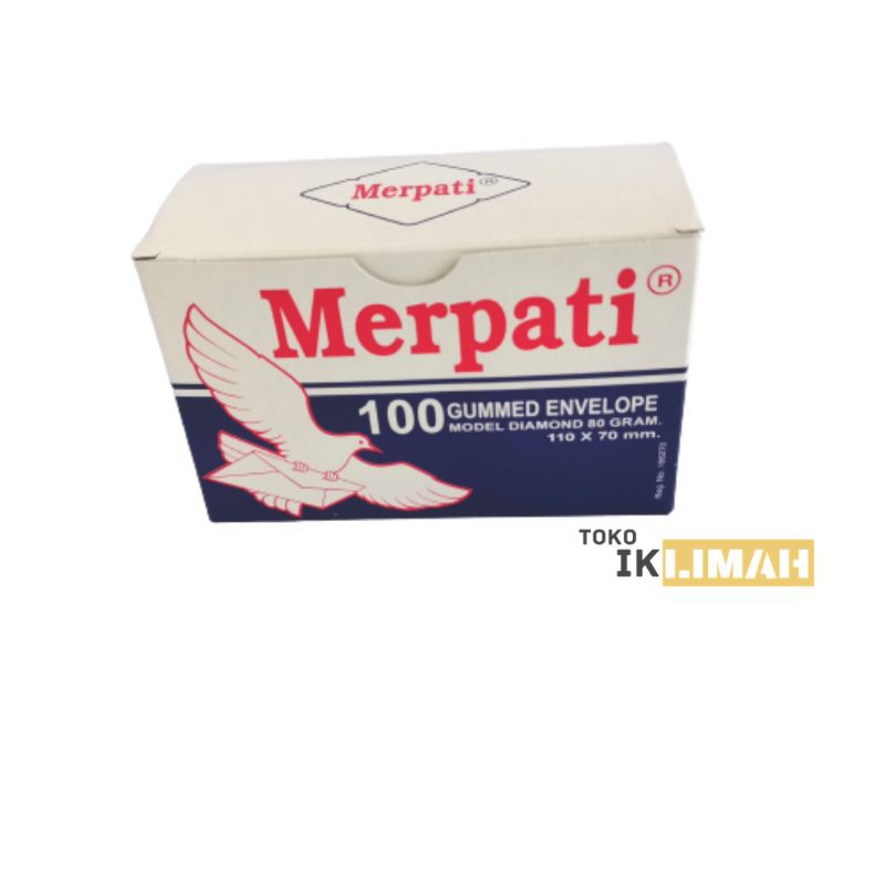 

Amplop MERPATI Visit Kecil Putih 110 x 70 mm 80 gram 100 pcs