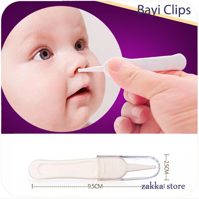 Safety Clips Pembersih Hidung Bayi - Baby Nose Cleaner Safety Clips Baby nose picker jepitan pembersih hidung dan upil bayi pembersih upil bayi