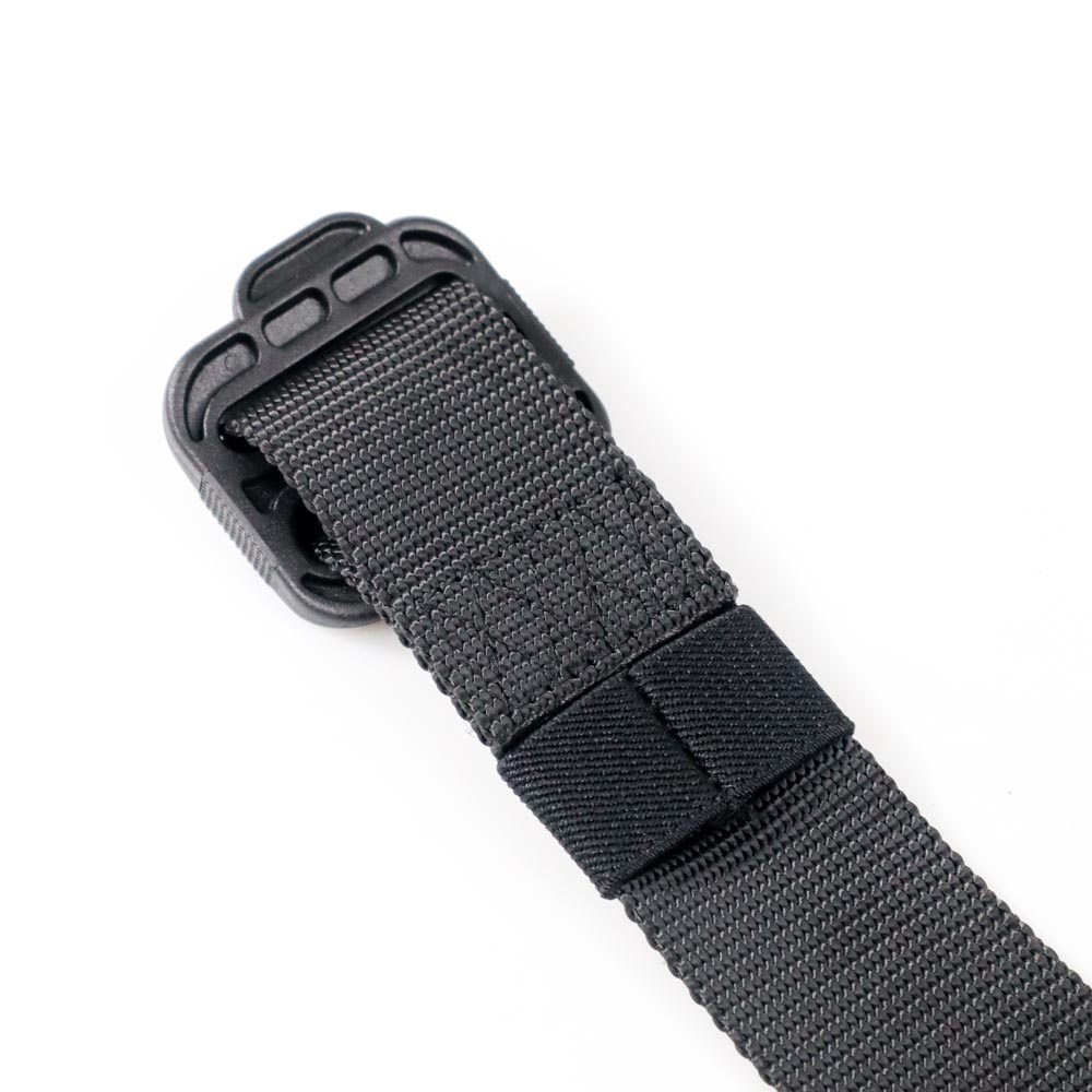 Tali Ikat Pinggang Pria Tactical Anti Xray Plastik Canvas Non Metal Smooth Buckle - CBF04 - Black