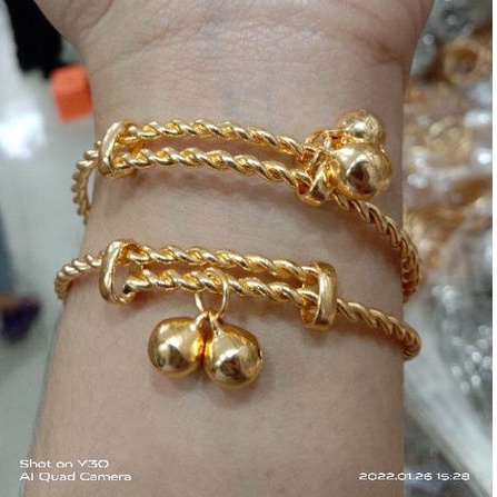 GELANG DEWASA KRINCING LILIT TITANIUM