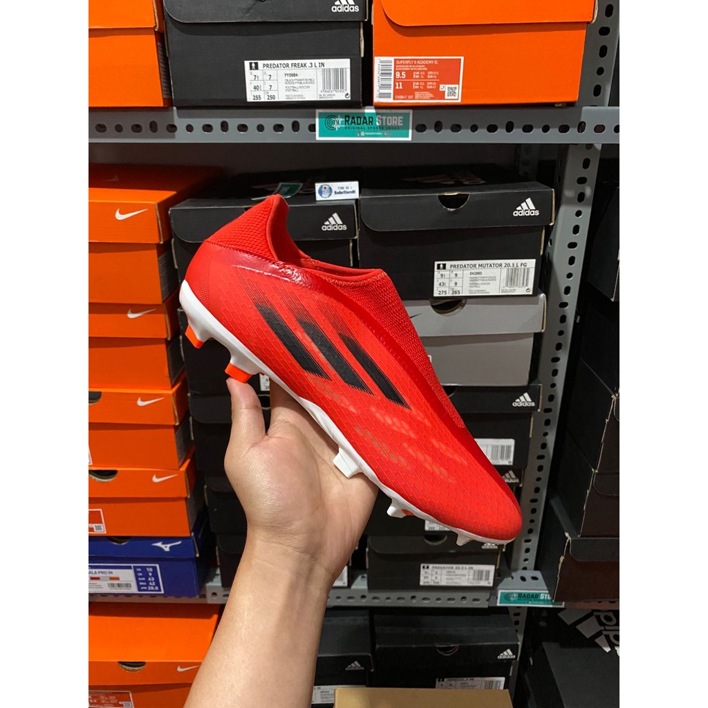 Sepatu Bola Adidas X SpeedFlow.3 LL FG Red Black FY3271 Original BNIB