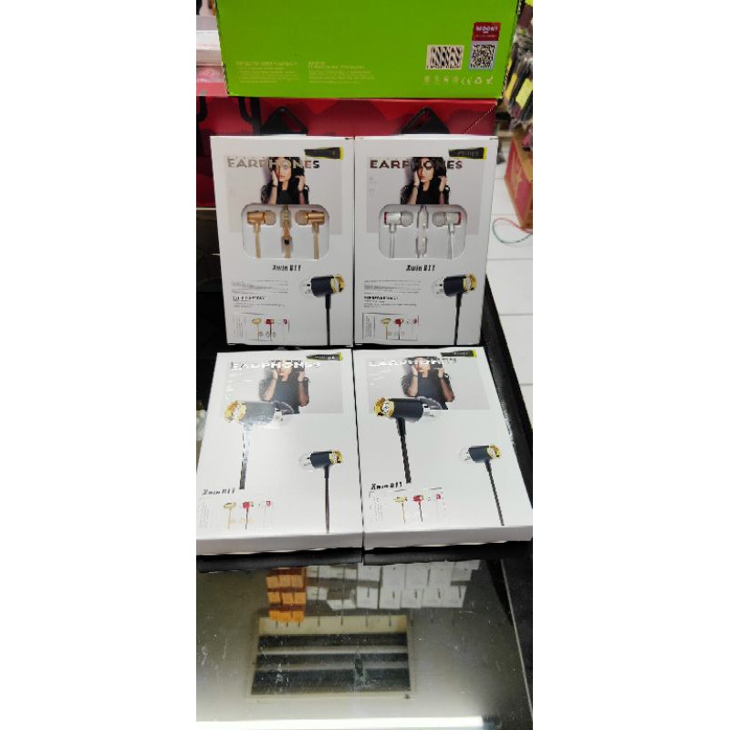 HEANSET EARPHONE XWIN 811 SUARA DIJAMIN MANTUL