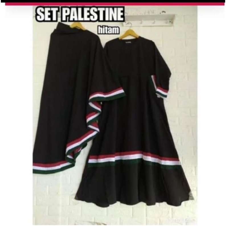 gamis anak palestine set