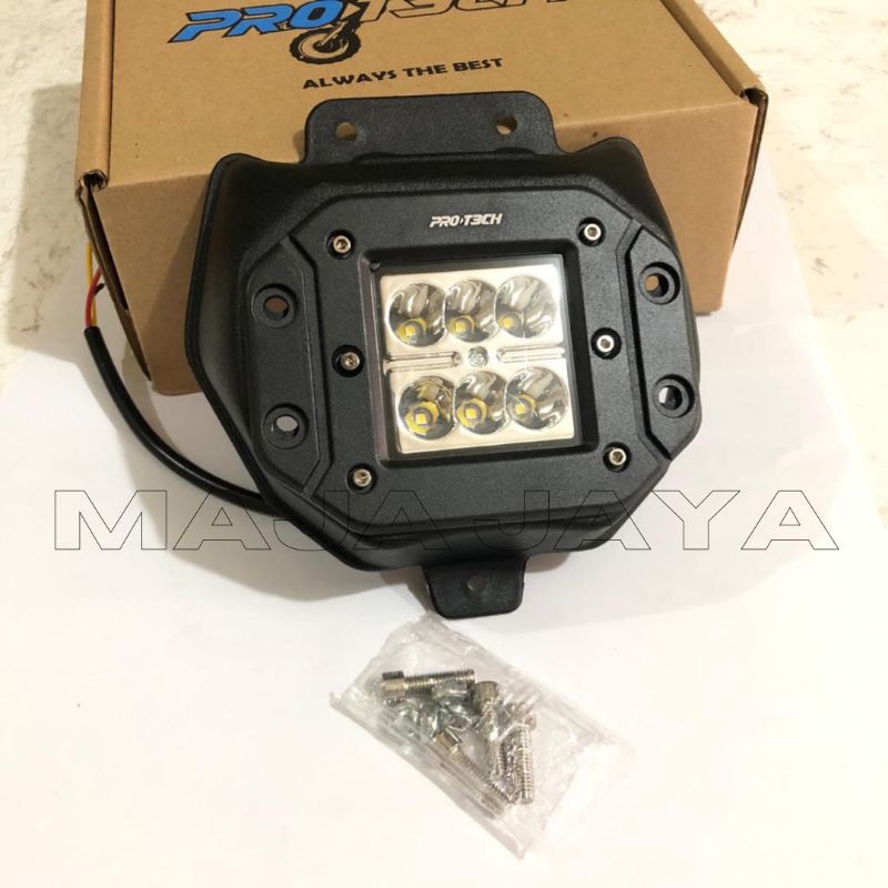 aHeadlamp Reflektor Batok Lampu CRF 150  Protech 6 Led Sorot protecth