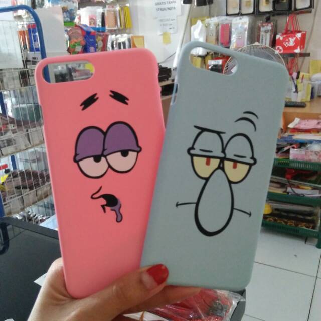 Case Hardcase doff patric & squidward iphone 7plus