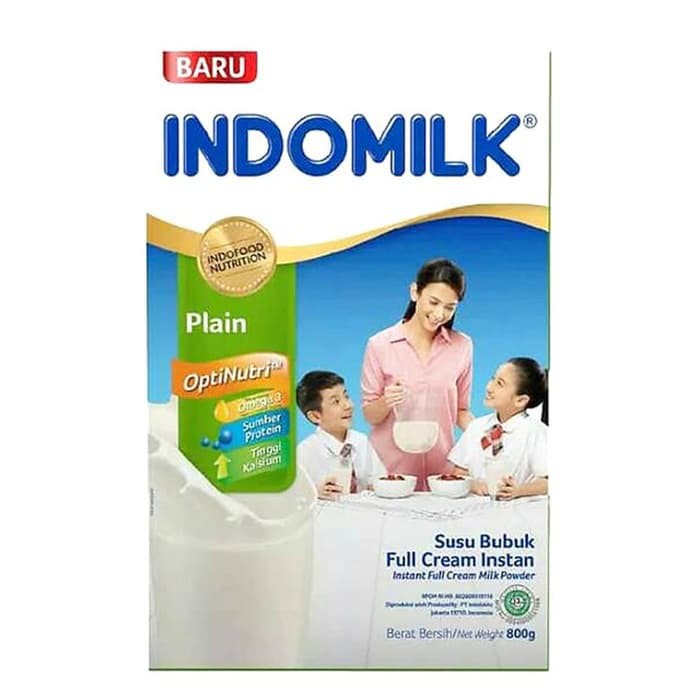 

INDOMILK Susu Bubuk Full Cream Instant PLAIN - 800 Gram