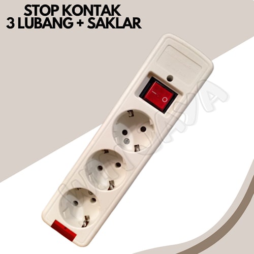 STOP KONTAK SAKLAR MULTIPRO TERMINAL TANPA KABEL COLOKAN LISTRIK