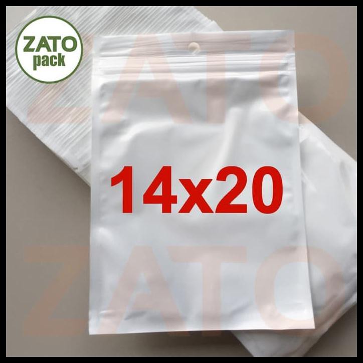 

14X20 PLASTIK KLIP PUTIH ZATOPACK - KEMASAN PACKAGING