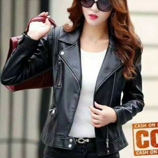 JAKET KULIT WANITA KULIT DOMBA