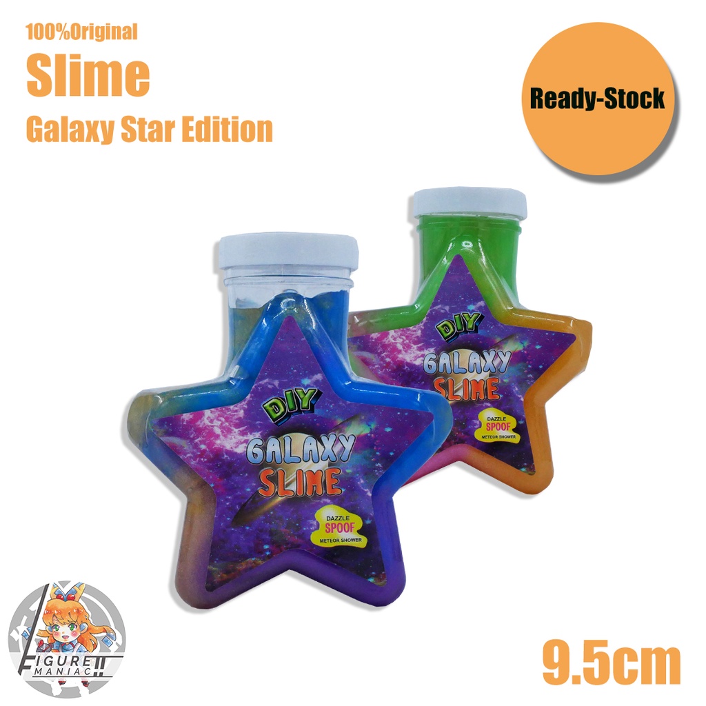 Mainan Anak - Slime Bear Galaxy Star Edition 9.5 cm Import Premium