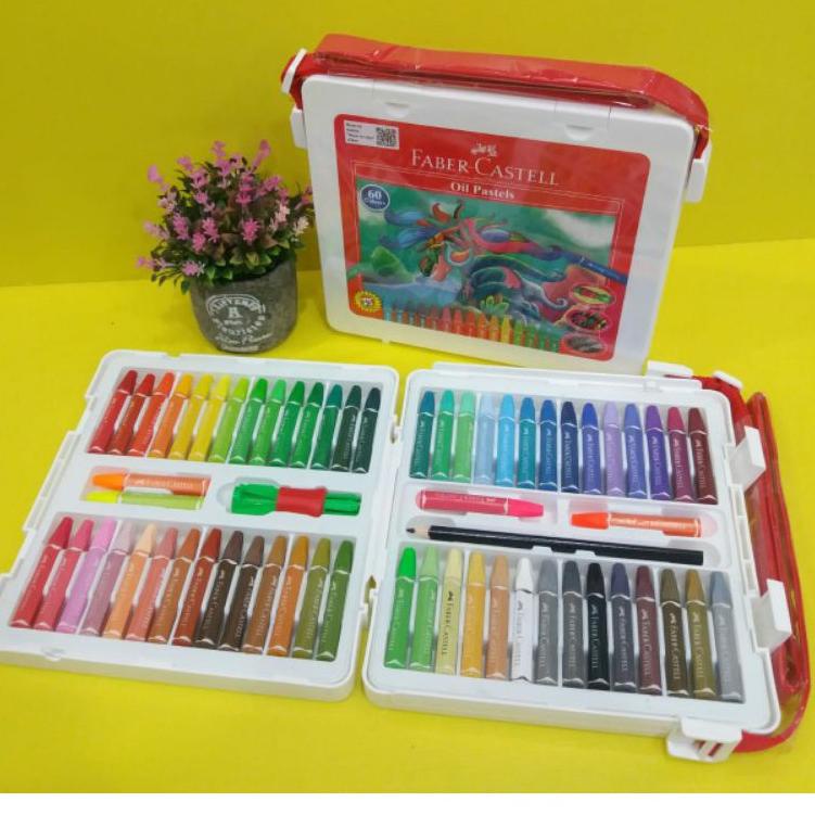 

Bagus Banget.. FABER CASTELL CRAYON HEXAGONAL OIL PASTEL 60 PCS PLASTIC BAG