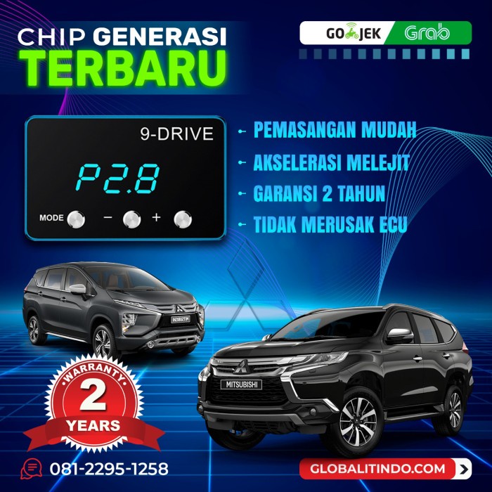 Throttle controller pajero & xpander th 2017 - 2021 piggyback 9 drive