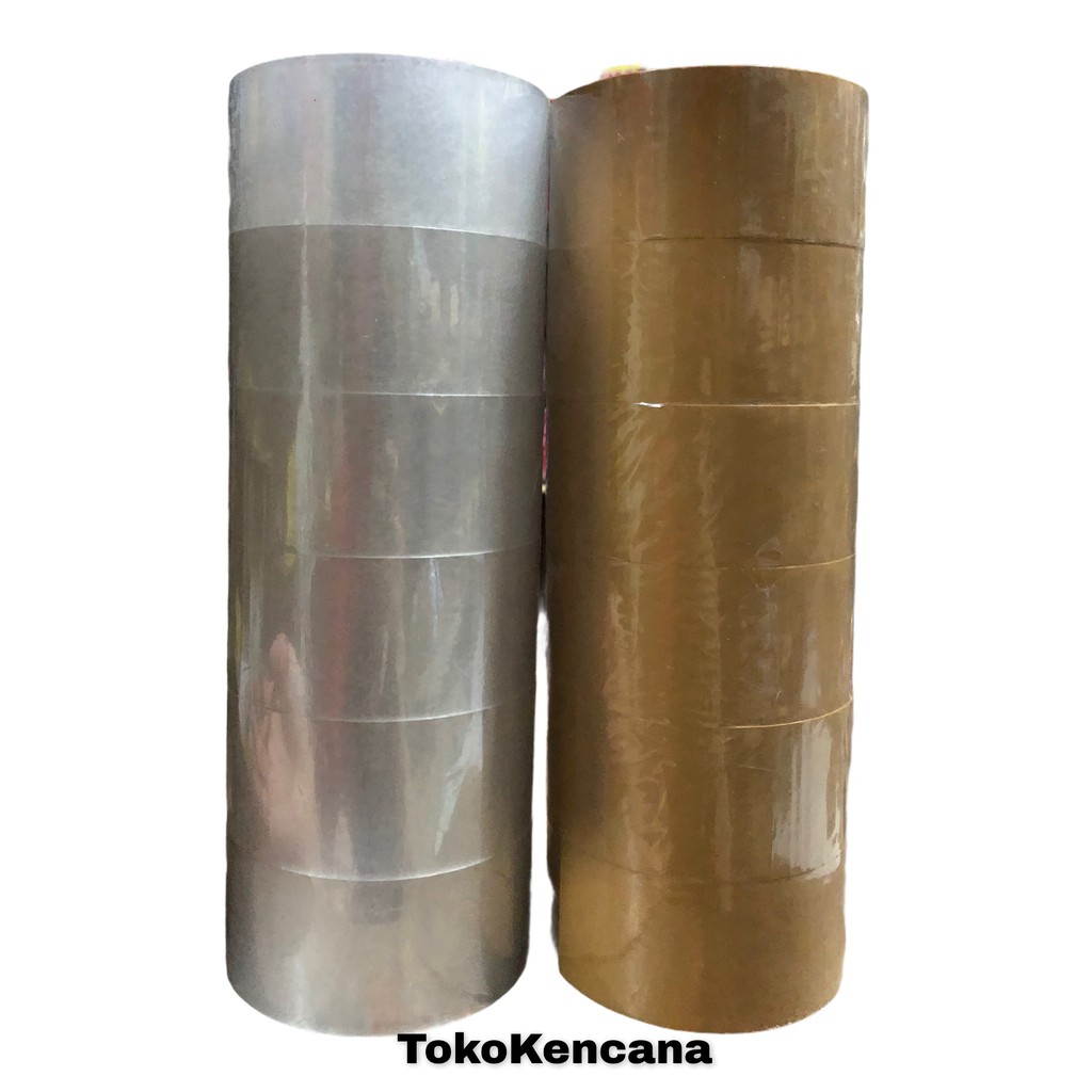 

Lakban Bening / Clear / Coklat (6pcs)