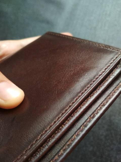 Dompet kartu kulit asli pria merek KOING