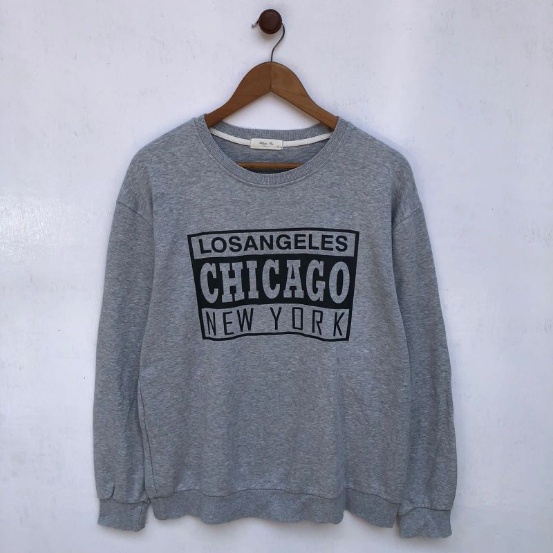 Crewneck Fashion Chicago Second