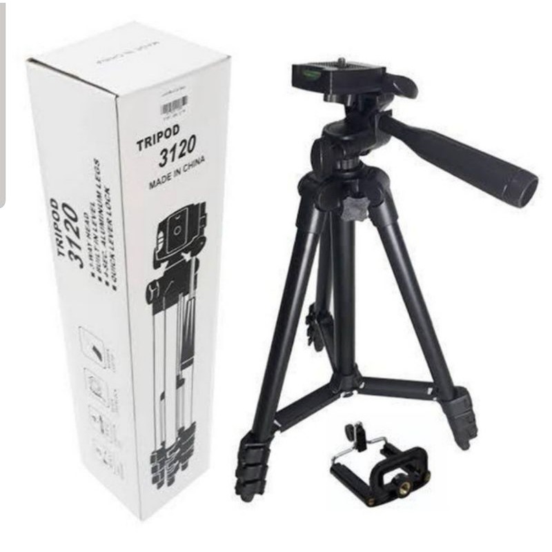 Tripod 3120 Black 1 meter plus holder U