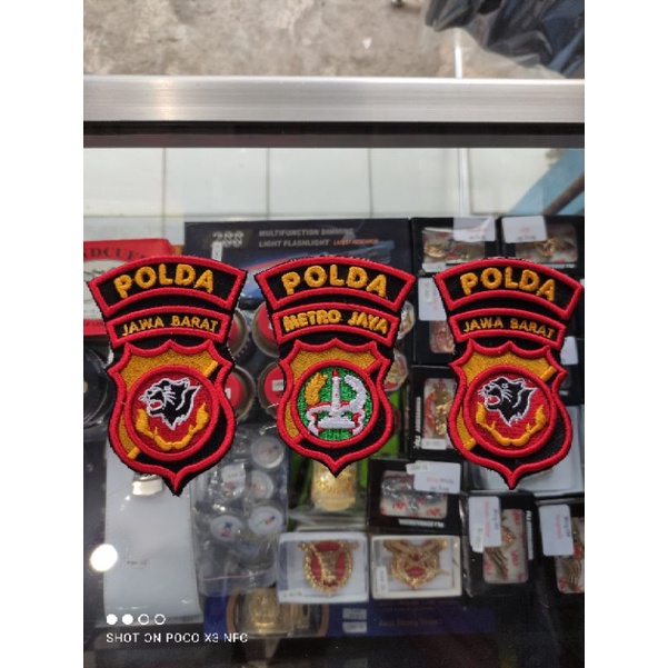 Bordir timbul polda metro dan polda jabar