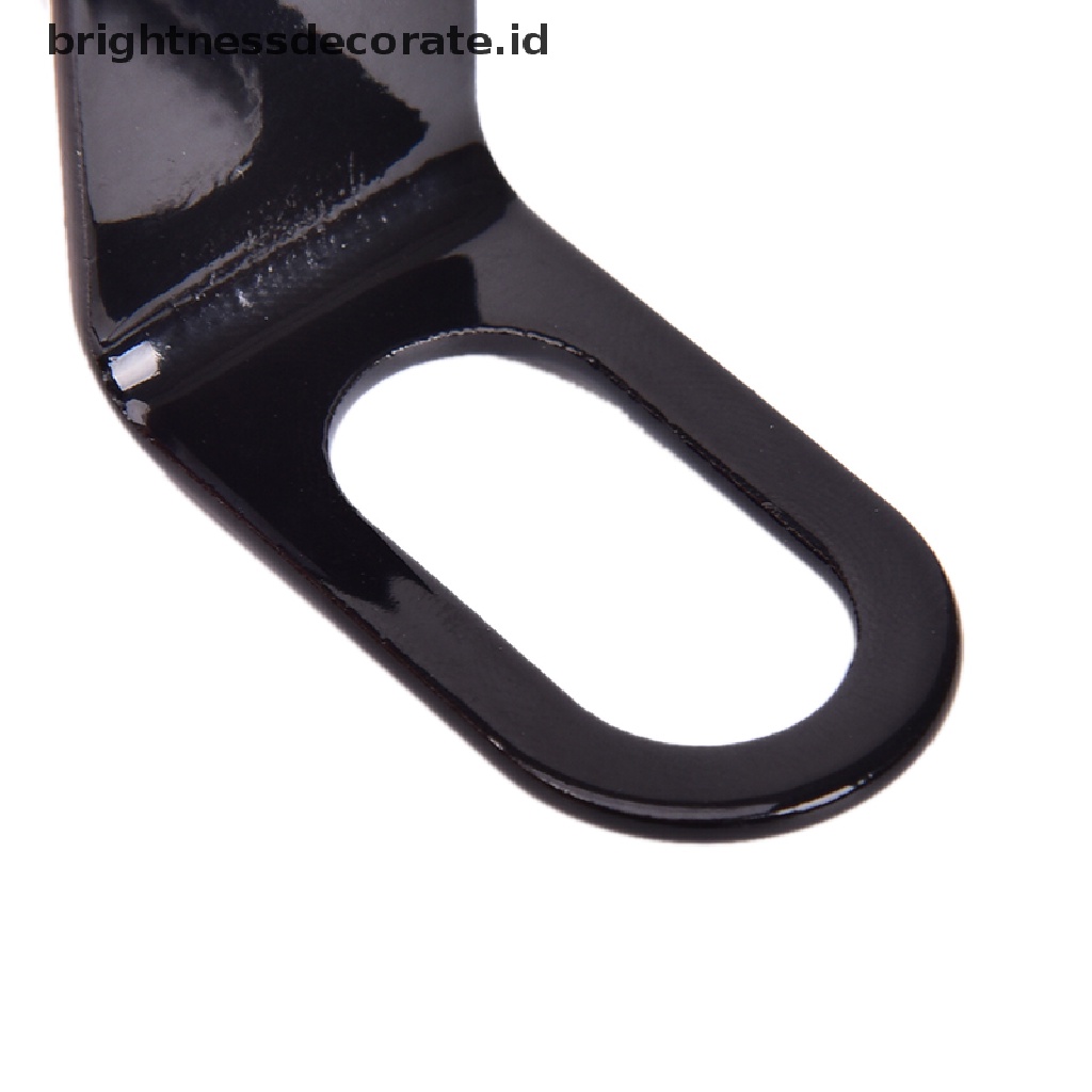 1 Pasang Bracket Holder Lampu Universal Warna Hitam Untuk Sepeda / Motor / Skuter