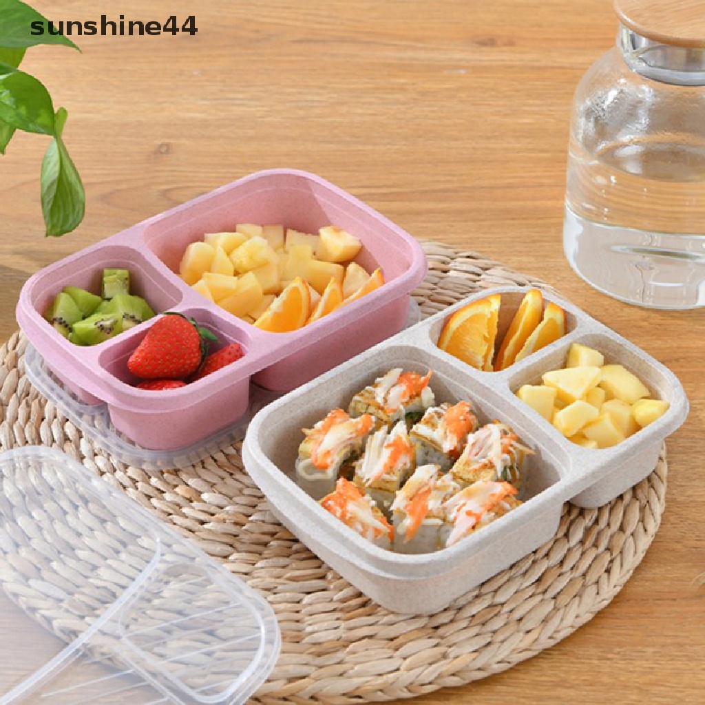 Sunshine Kotak Makan Siang Bento Portable Gaya Jepang Untuk Anak / Dewasa