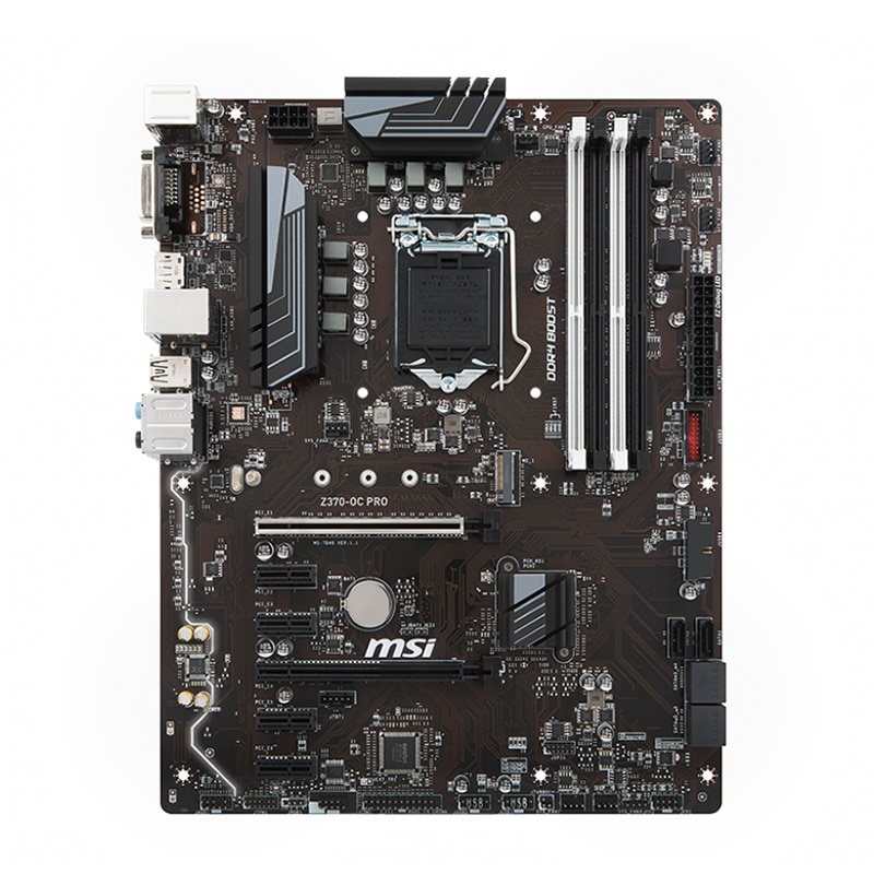 PREORDER MSI Z370-OC PRO Intel Z370 Z370M LGA 1151 Original Desktop Motherboard DDR4 64GB PCI-E 3.0 