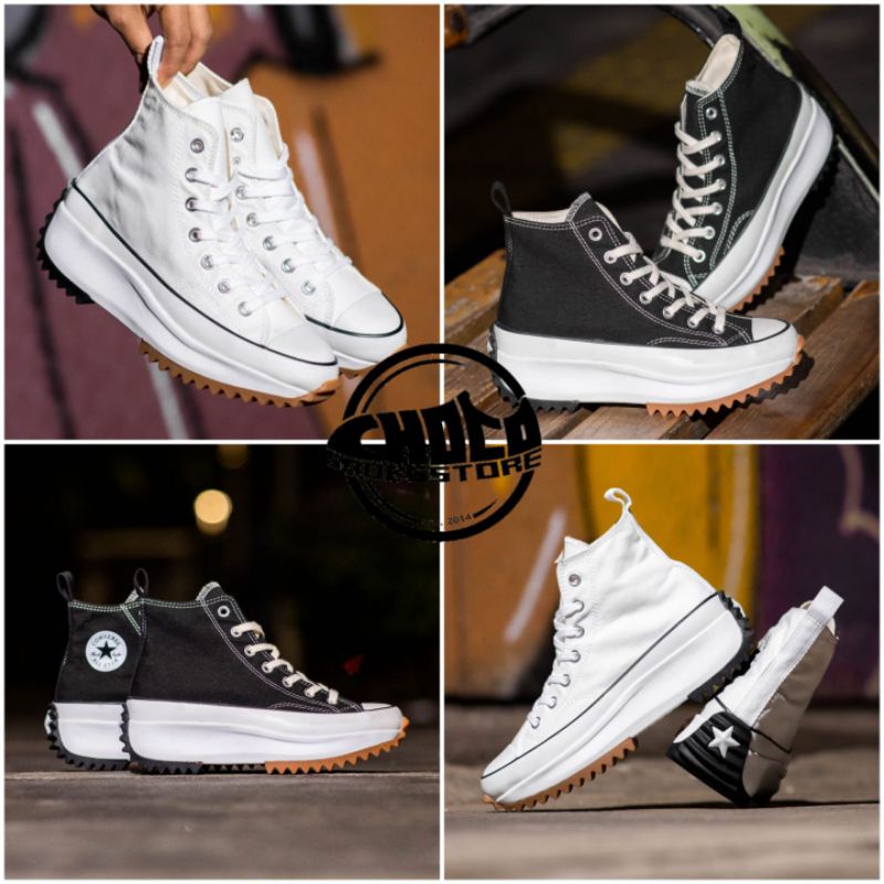 CONVERSE RUN STAR HIKE LUGGED HIGH BLACK WHITE | CONVERSE RUN STAR HIKE LUGGED HIGH WHITE BLACK | SE