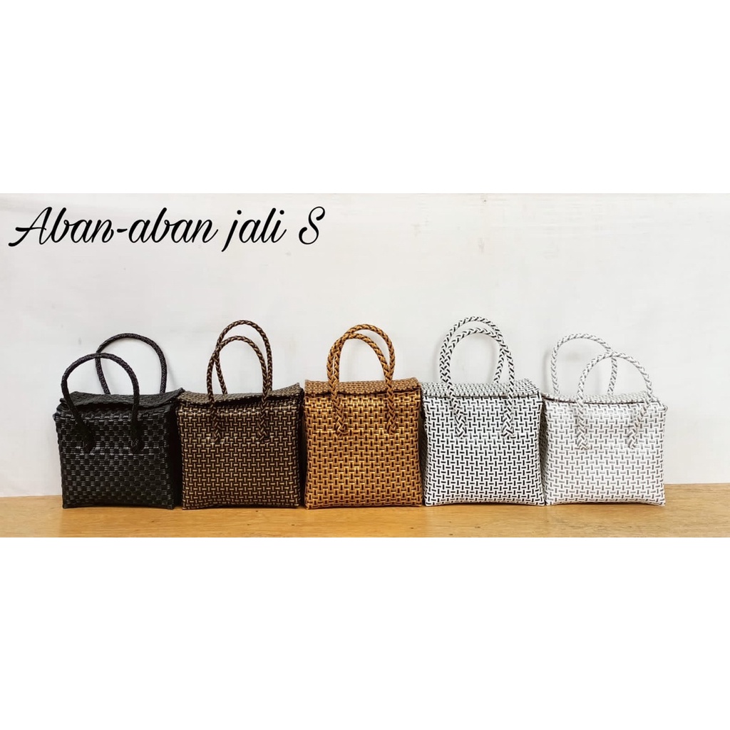 Tas anyam jali premium asli bali ukuran s tas aban2 tutup, tas tutup