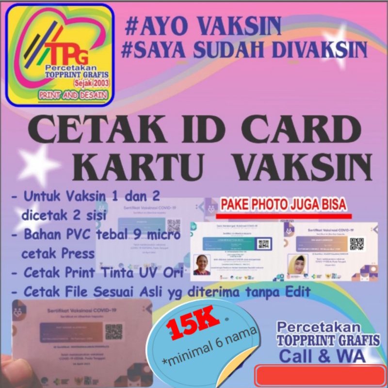 

id card murah