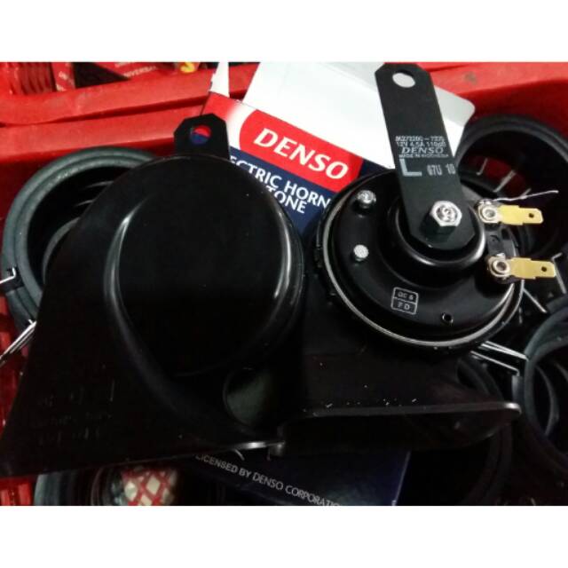 Klakson Denso Keong Double Original ( Harga Sepasang )