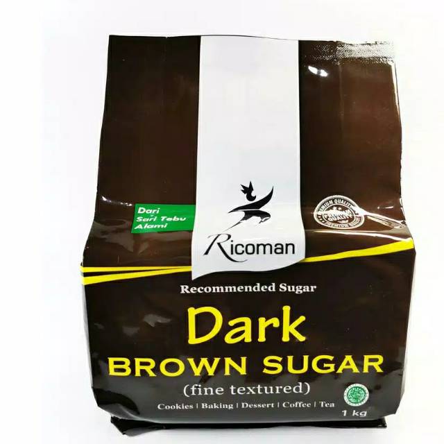 

Ricoman Brown Dark Sugar 1 kg Ricoman