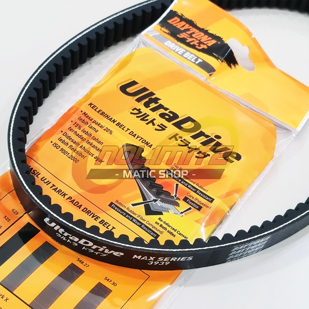 Vanbelt Daytona Ultra Drive CVT V Belt Racing Yamaha NMAX OLD