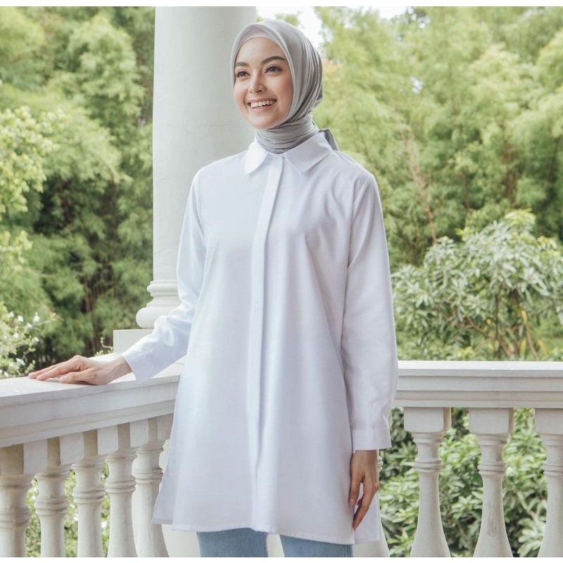 DAILY TUNIK TUNIC GEULIS PURE WHITE