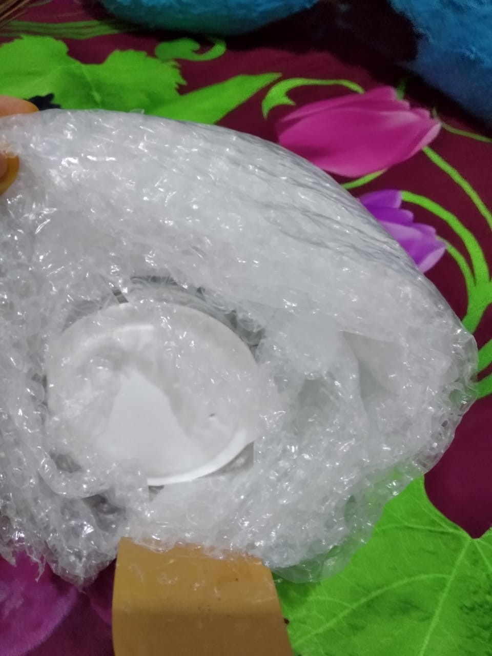 Pitcher Kaca 1 Liter Bulat Dengan Tutup - Teko Kaca Berkualitas