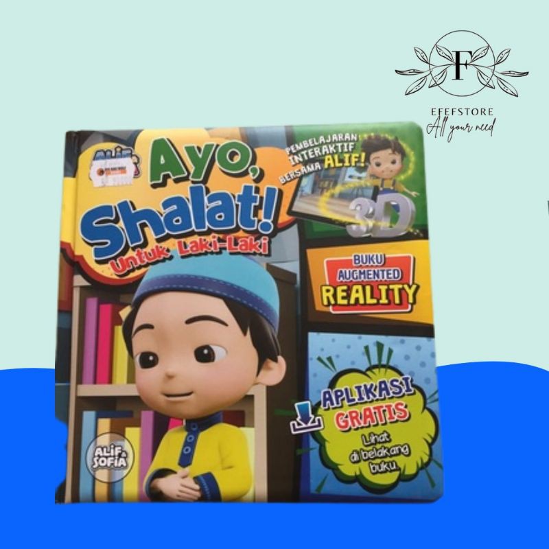 Buku BBW Ayo Sholat Alif &amp; Sofia (Buku Augmented Reality)