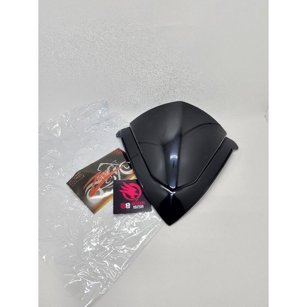 Visor Vario 125 Techno Hitam - Visor  Windshield Variasi Vario 125 Lama CBS Sudah Plus Double Tip Untuk Pemasangan