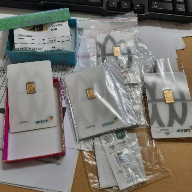 Emas logam mulia 1 gram 2gram 3gram