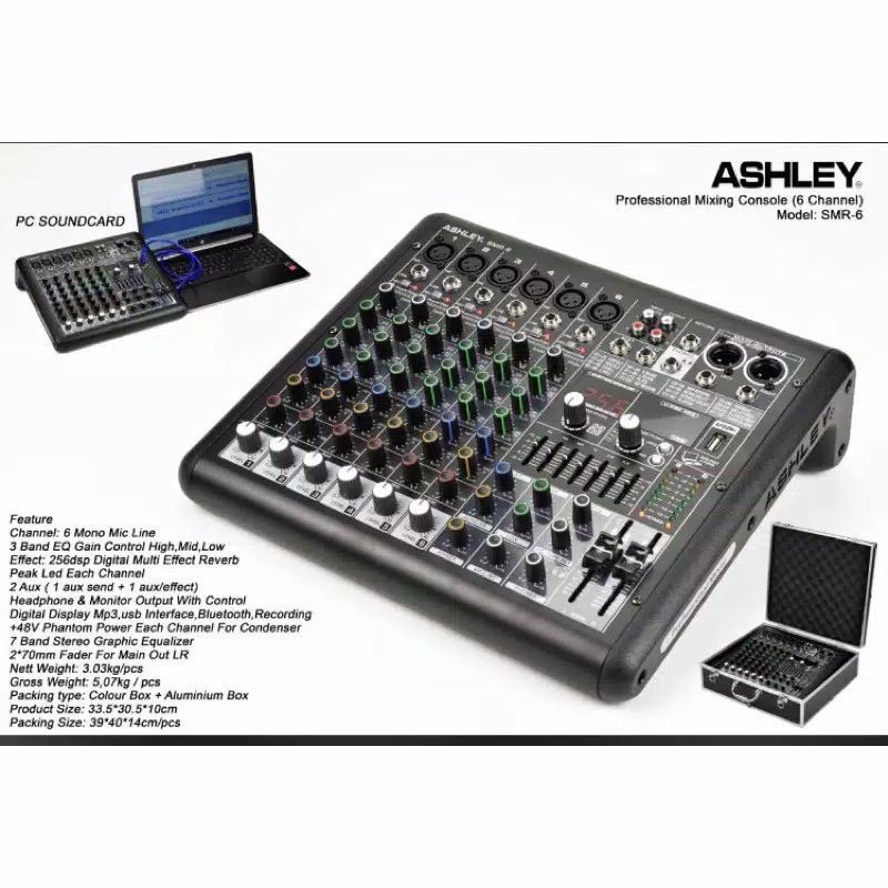 Mixer audio smr6 original ashley