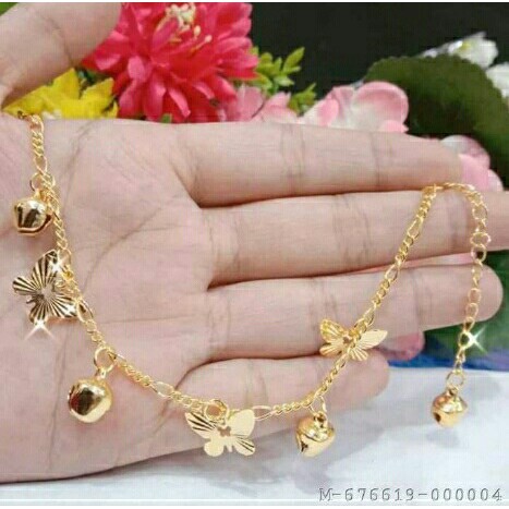 TERBARU! Gelang kaki xuping 24k