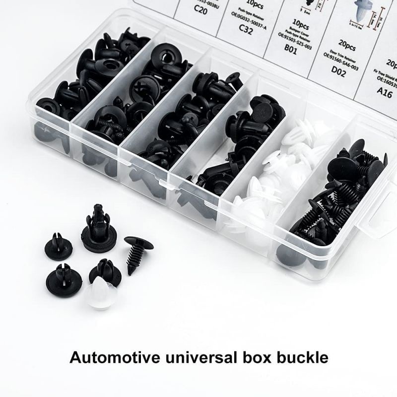 100PCS Clip Trim Kit Mobil/Baut Rivet Mobil Universal/Car Retainer Clips Kit Auto Fastener Rivet Clips