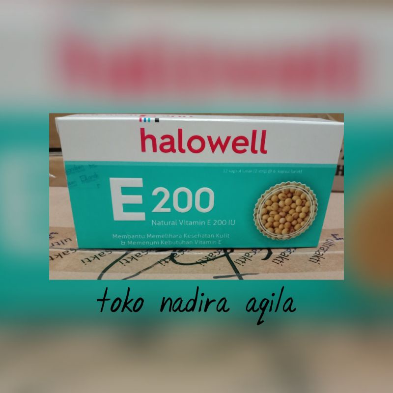 Halowell E Natural Vitamin E 200 IU || vitamin E || Vitamin E 200 IU