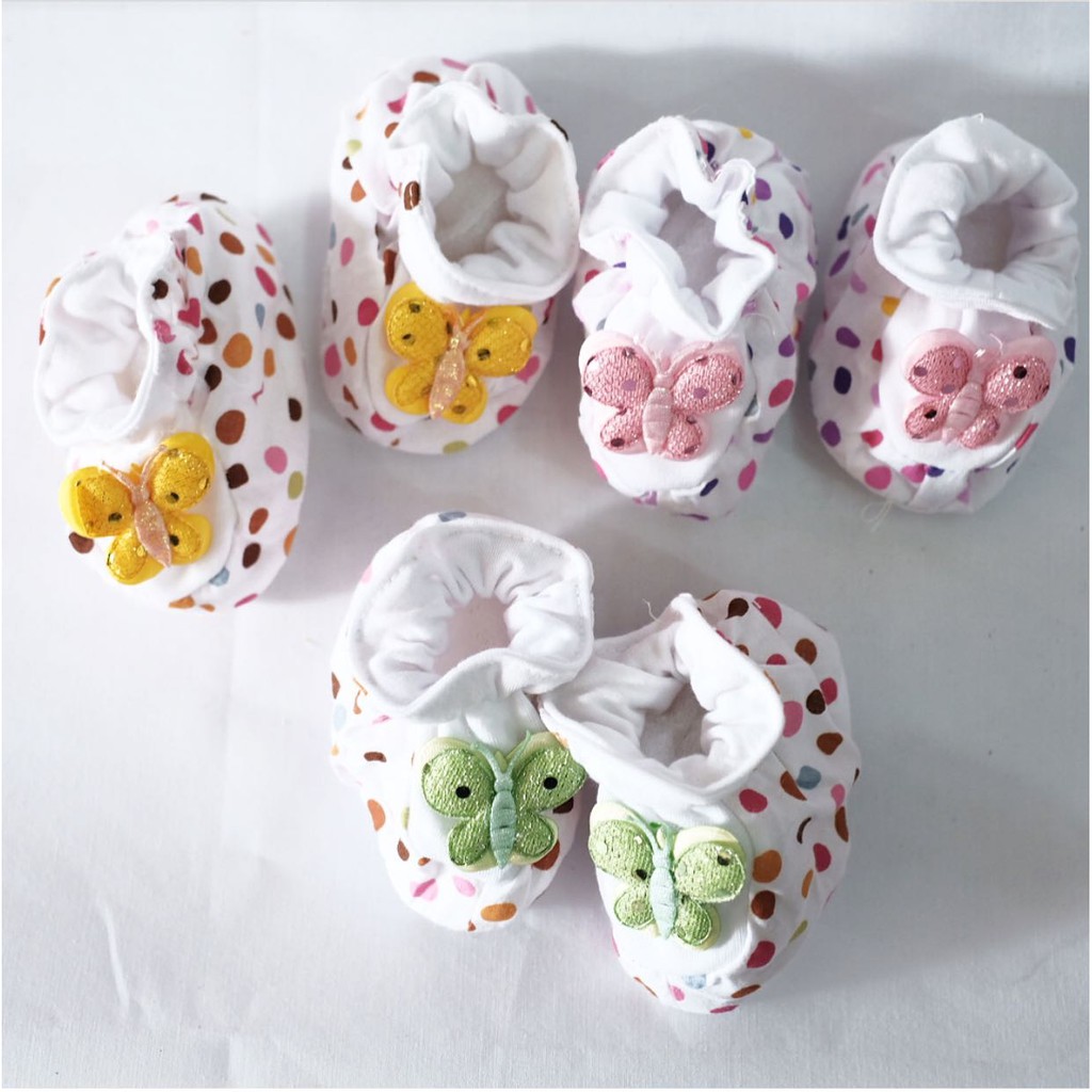 Sepatu Bayi Polkadot Original Kelly Okiyo B002P