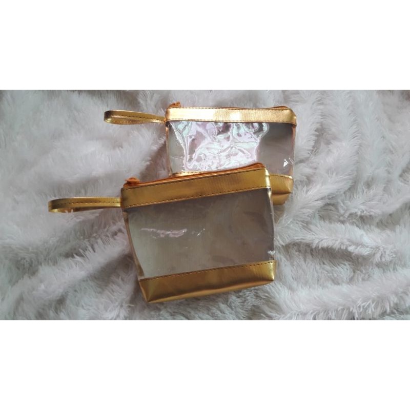 POUCH KOSMETIK CUSTOM / POUCH PVC ( min order 100 pcs )