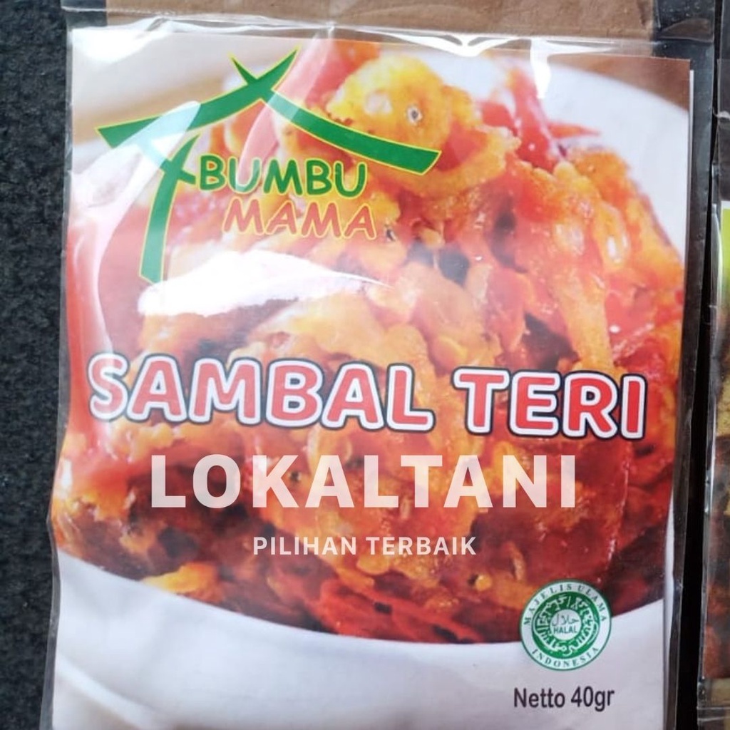 

Bumbu Masak Instan / Bumbu Mama Sambal Teri 40 Gr / Halal
